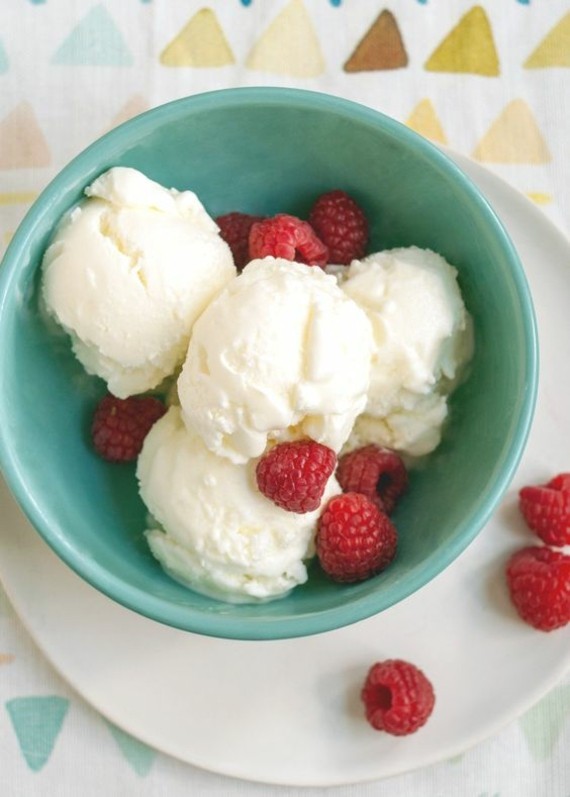 Vanilla Joghurteis Frozen Joghurt Rezept ohne Eismaschine