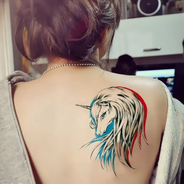tattoo ideen tolles pferd