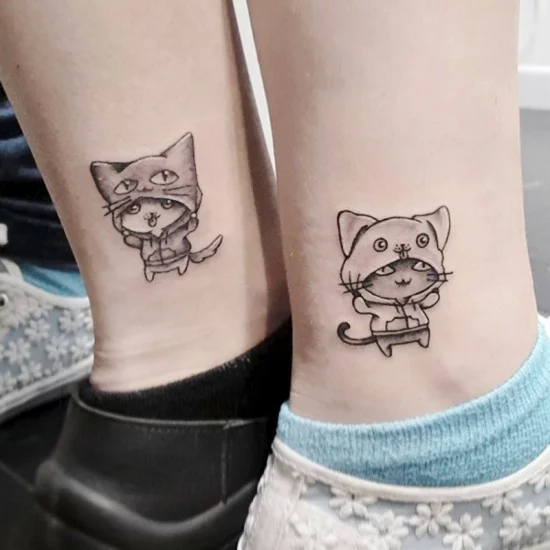 170 kreative Geschwister Tattoo Ideen und Inspirationen bruder schwester katze hund