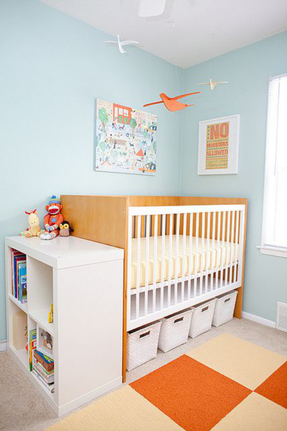 Babyzimmer einrichten gestalten einladende Atmosphäre hell gut geordnet