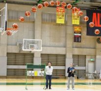 Basketball Roboter erzielt Guinness Rekord mit 2.020 perfekten Würfen