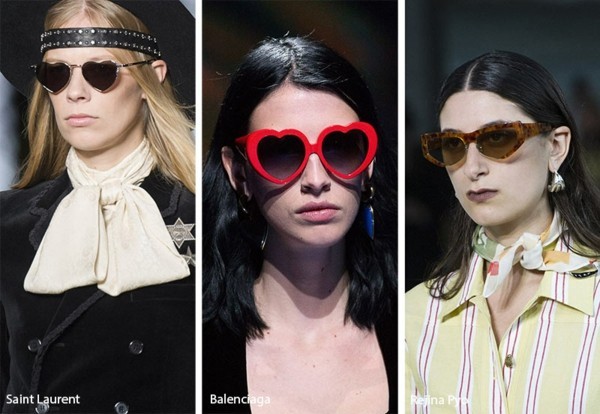 Designer Sonnenbrillen 2019 Trends Brillen herzförmiger Rahmen