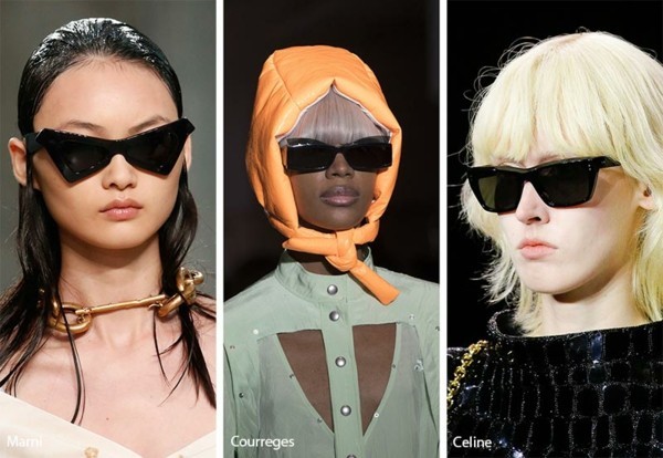 Designer Sonnenbrillen 2019 Trends Brillen schwarze Gläser