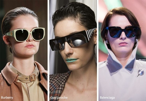 Designer Sonnenbrillen 2019 Trends Sonnenbrillen schwarze Gläser