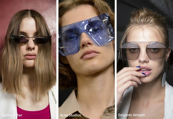 Designer Sonnenbrillen Trends Frühling Sommer 2019 auffällige Designer Modelle