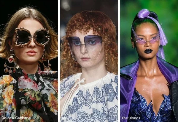 Designer Sonnenbrillen Trends Frühling Sommer 2019 auffällige Modelle