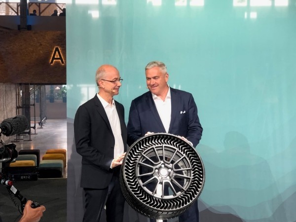 Michelin und General Motors entwickeln luftlose Reifen uptis vereinbarung zwischen zwei großen autoherstellern