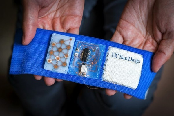 Smart Kleidung der Zukunft kann Ihre Körpertemperatur regulieren das armband prototyp das temperatur reguliert