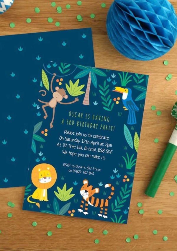 kindergeburtstag - begrüßungskarten für kinder