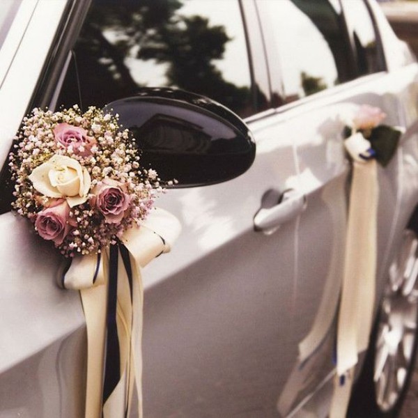 Hochzeit-Autoschmuck: Tipps und 40 inspirierende Ideen in verschiedenen