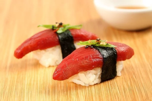 Fischloser Fisch von Impossible Foods in Entwicklung sushi ohne echtem fisch