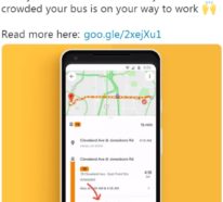 Google Maps kann bestimmen, wie voll Ihr Bus oder Zug sein wird