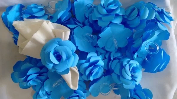 Hochzeitsdeko - blaues Design