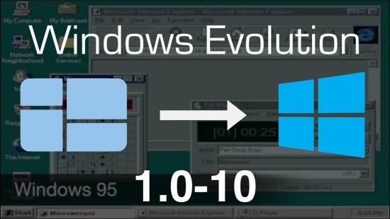 Nach fast 34 Jahren führt Microsoft Windows 1.0 angeblich wieder ein evolution von windows 1.0 zum 10