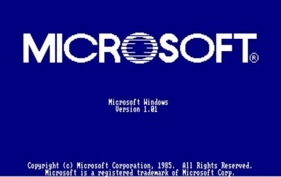 Nach fast 34 Jahren führt Microsoft Windows 1.0 angeblich wieder ein microsoft altes logo blau weiß