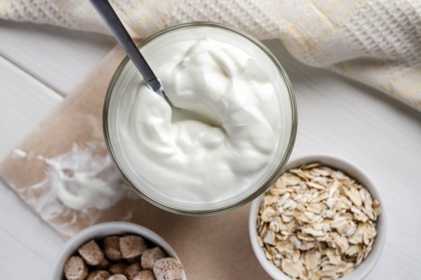 Probiotische Lebensmittel Joghurt Bakterien für eine gesunde Darmflora