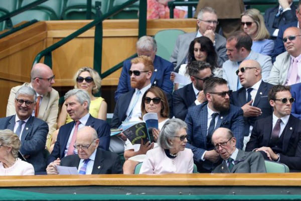 Wimbledon 2019 Royal Box Star und Sternchen besuchen das älteste Tennisturnier