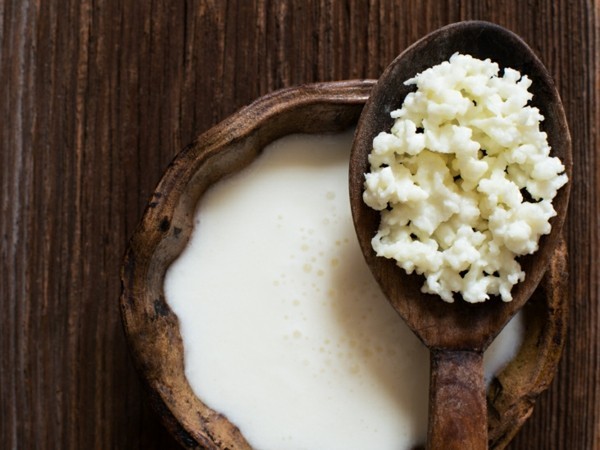Kefir gesund Milchgetränk Kefir selber machen Kefirknollen
