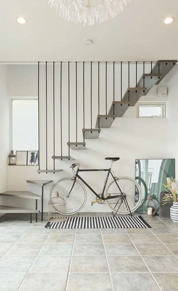 Treppengestaltung - Treppenhaus mit einem sehr modernen Design