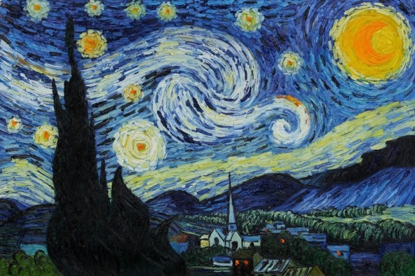 Van Gogh größter niederländischer Maler Post-Impressionismus Sternennacht über der Rhone