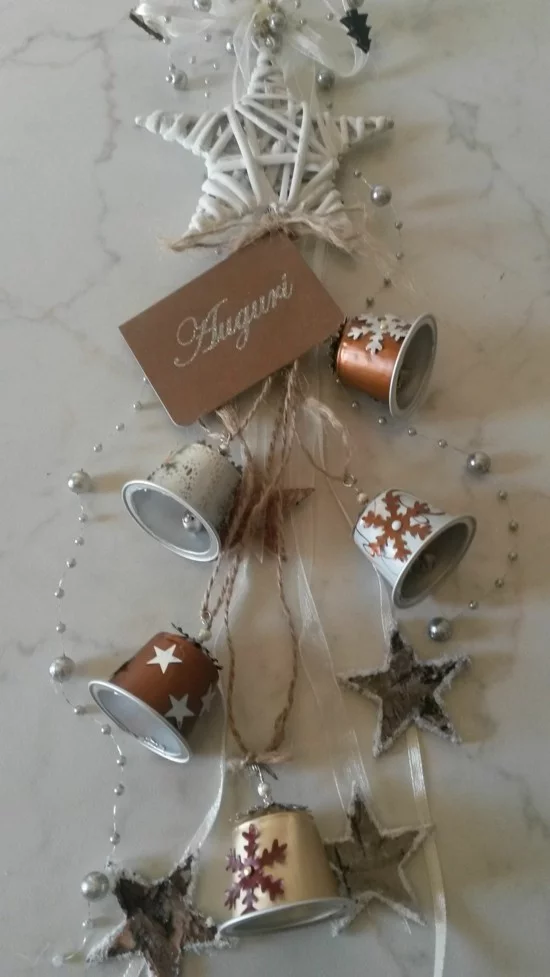 festliche Weihnachtsdeko aus Kaffeekapseln