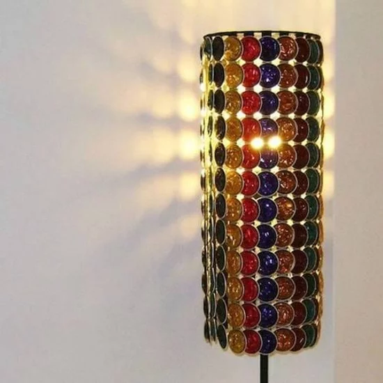 DIY Lampenschirm mit Kaffeekapseln