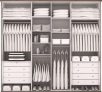 Offener Kleiderschrank – Vor- und Nachteile, aktuelle Ideen