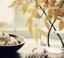 Hinreißende Herbstdeko Ideen mit bunten Blättern, Zweigen und Beeren