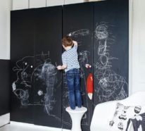 Tafelfarbe kreativ einsetzen: über 100 Beispiele für Tafelwand im Kinderzimmer