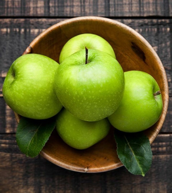 Rezept Apfel Crumble Apfelstreusel grüner Apfel ganz Schale
