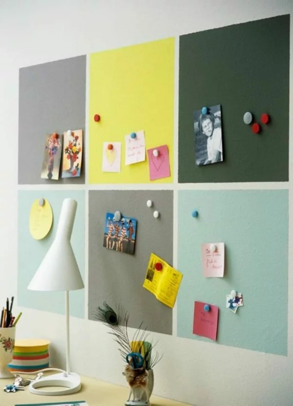 Tafelfarbe magnetisch Kinderzimmer Wanddeko Ideen