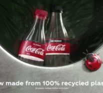 Coca-Cola produziert erste Flasche aus recyceltem Kunststoffabfall