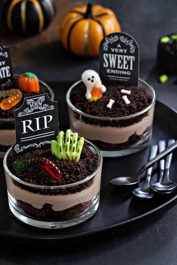 Halloween Kuchen - thematische Desserts