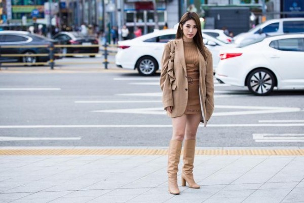 Street fashion Beige auf Beige - Seoul Fashion Week