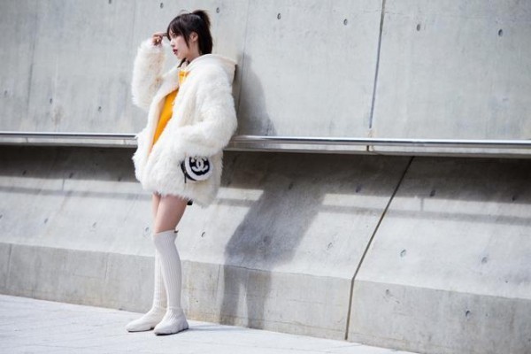 Tolle weiße Jacke - Modetrends Street fashion
