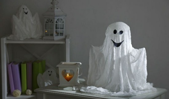 Gespenster basteln - 70 einfache und originelle Dekoideen zu Halloween
