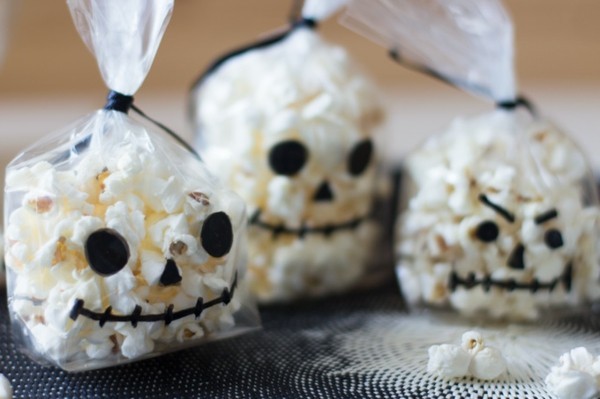 popcorn tüten last minute halloween ideen