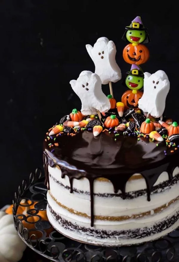 sehr leckere Glasur - Halloween Kuchen