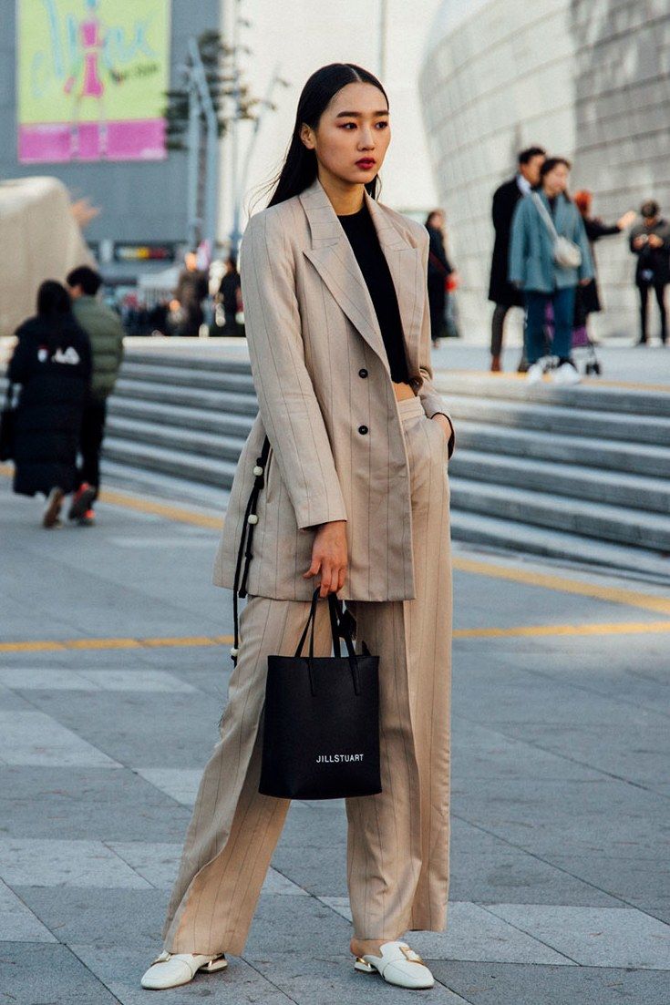 Street Style Trends 2020 von der Seoul Fashion Week