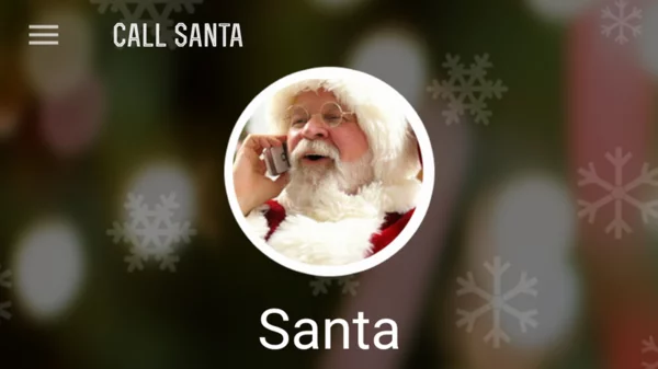 neue Technologien im Einsatz Hotline neue App den Weihnachtsmann anrufen interessante Idee für Kinder und Eltern 