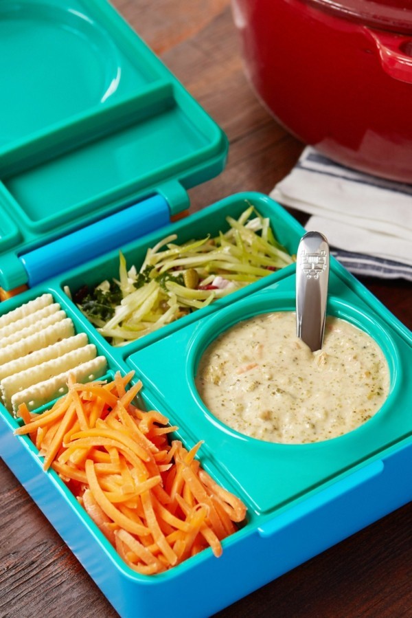 Kindergarten Lunchbox Kinder gesunde Ernährung Suppe