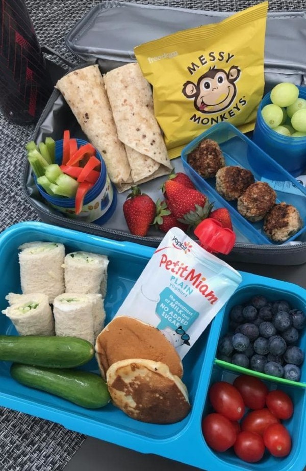 Lunchbox Kinder gesunde Ernährung Mittagsbox Fingerfoods