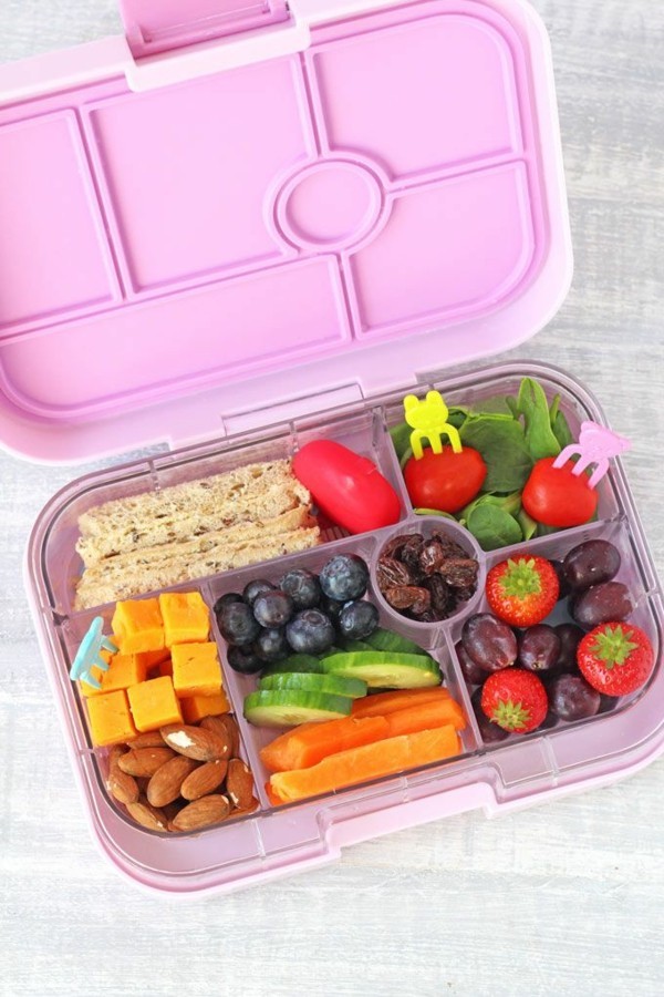 Lunchbox Kinder mit Unterteilung ausgewogene Ernährung