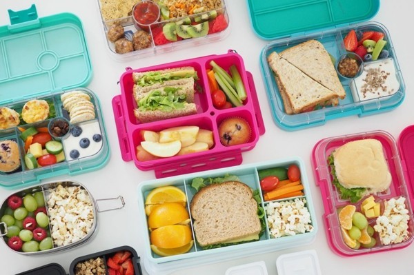 Lunchbox Kinder mit Unterteilung gesunde Ernährung Mittagsbox