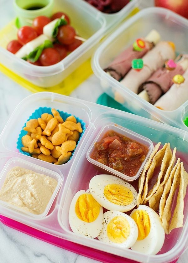Lunchbox Kinder mit Unterteilung gesunde Mittagsbox ausgewogene Ernährung