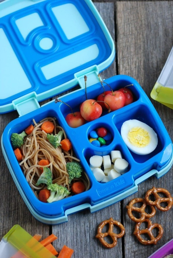Lunchbox Kinder mit Unterteilung gesunde ausgewogene Ernährung