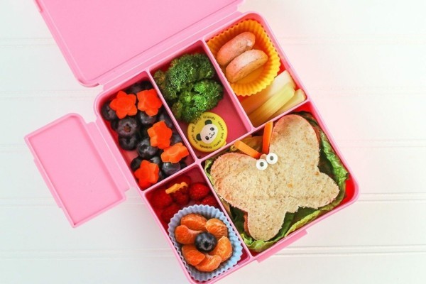 Lunchbox mit Fächern Rezepte Kindergarten Mittagsbox