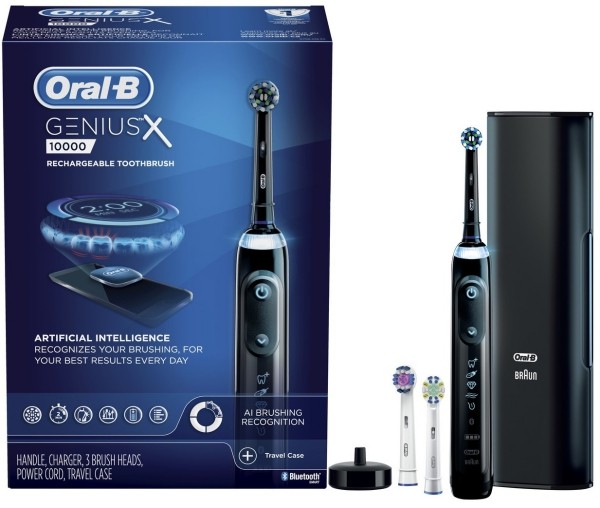 Oral-B entwickelt intelligente elektrische Zahnbürste mit KI set von intelligente bürste