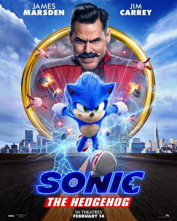Sonic the Hedgehog sieht nach Redesign endlich wie sich selbst neuer poster für den film