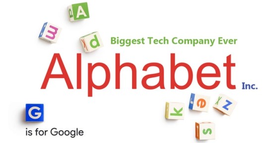 Google Mitbegründer treten zurück und ernennen Sundar Pichai zum Alphabet CEO alphabet logo mit buchstaben spielzeug